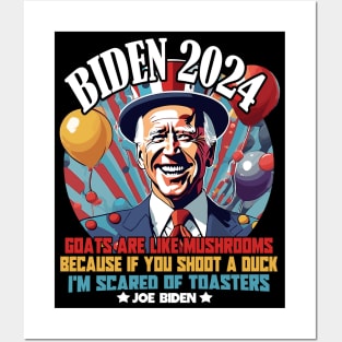 Biden 2024 Posters and Art